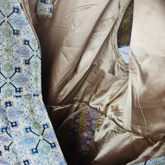 ModCloth Floral Geometric Pattern Dress Collar Pockets Womens 4XL Short Sleeve - Picture 13 of 16